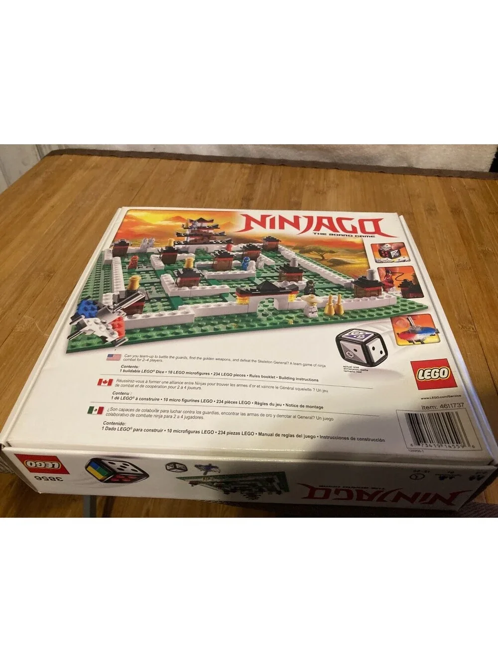 Lego Games Ninjago The Board Game 3856 Building Set w/ Box Die Microfigures
